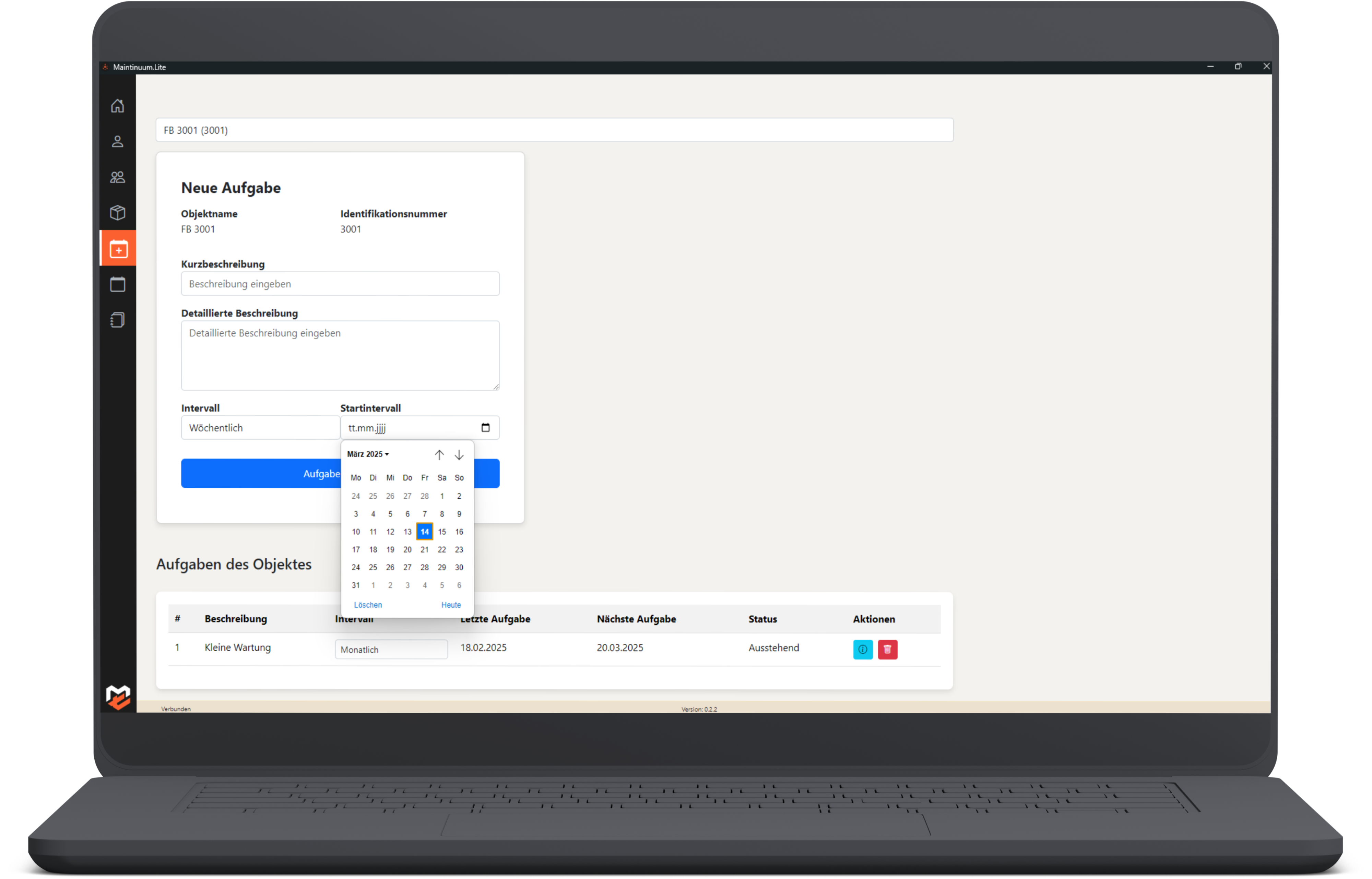 Maintinuum.Lite Screenshot